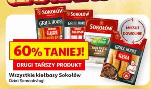Kiełbasy Sokołów +3 warianty