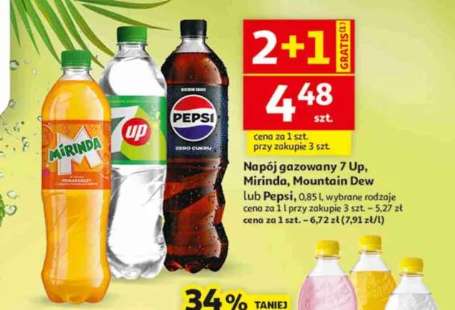 Napój gazowany 7 Up +3 warianty