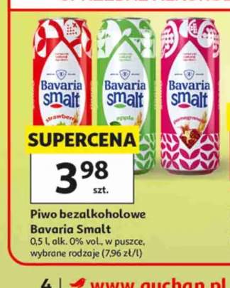Piwo bezalkoholowe Bavaria Smalt truskawkowe +2 warianty
