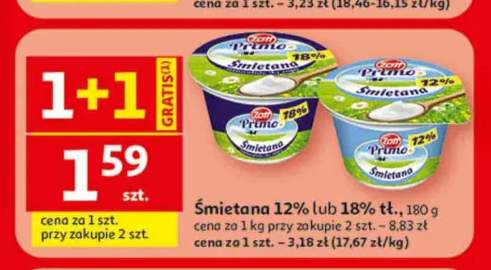 Śmietana 12% Zott Primo +1 wariant