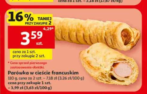 Parówka w cieście francuskim