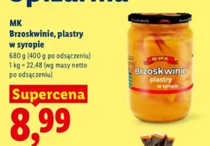 brzoskwinie w syropie