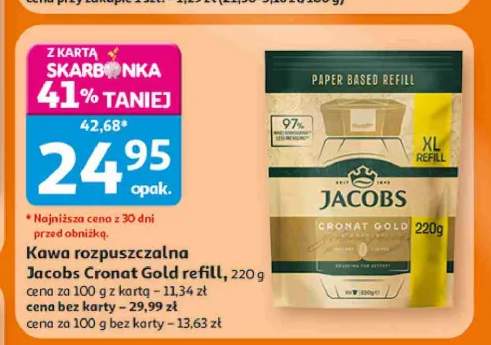 Kawa rozpuszczalna Jacobs Cronat Gold refill