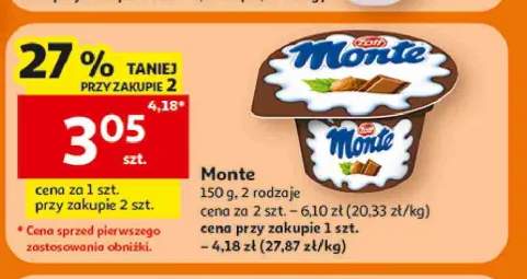 Deser mleczny Monte Zott