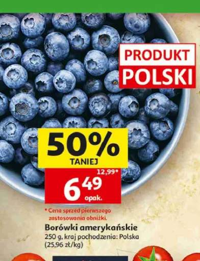 Borówki amerykańskie polskie