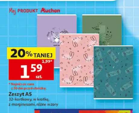 Zeszyt A5 Mój Produkt Auchan