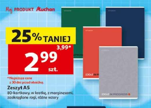 Zeszyt A5 Mój Produkt Auchan