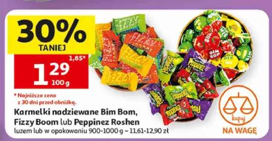 Karmelki nadziewane Bim Bom Roshen +1 wariant