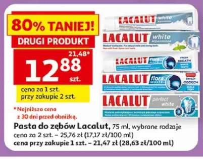 Pasta do zębów Lacalut White +2 warianty