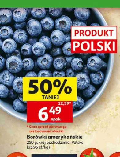 Borówki amerykańskie polskie