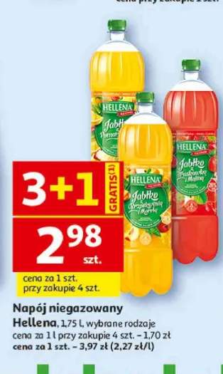 Napój niegazowany Hellena Jabłko Brzoskwinia i Morela +1 wariant