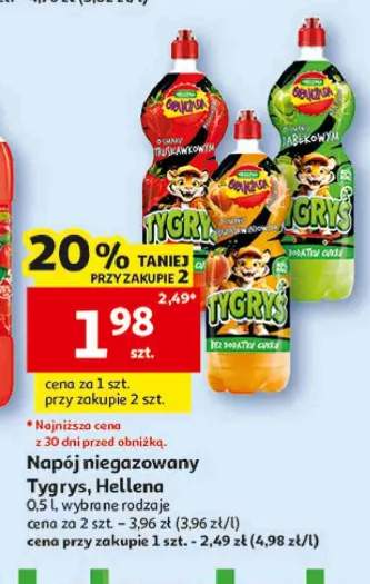 Napój niegazowany Hellena Gryś Jabłkowy