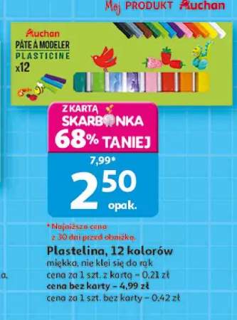 Plastelina Auchan