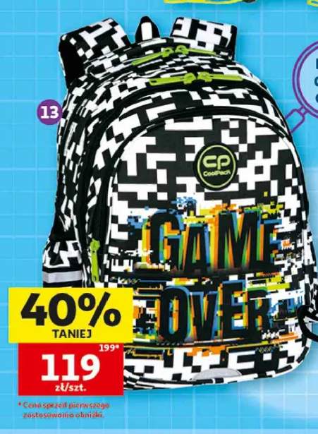 Plecak szkolny Jerry 3-komorowy CoolPack Game Over