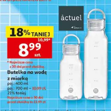 Butelka na wodę z miarką actuel 400 ml