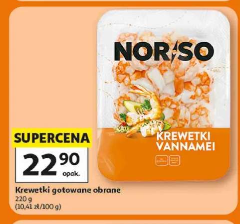 Krewetki gotowane obrane Noriso Krewetki Vannamei
