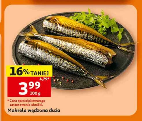 Makrela wędzona duża