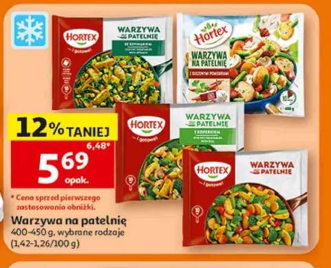 Warzywa na patelnię ze szpinakiem Hortex +2 warianty