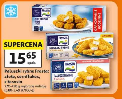 Paluszki rybne złote Frosta +2 warianty