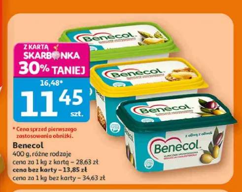 Margaryna Benecol o smaku masła +1 wariant