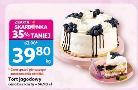 Tort jagodowy