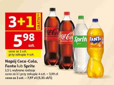 Napój Coca-Cola Original +2 warianty