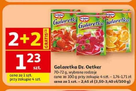 Galaretka o smaku brzoskwiniowym Dr. Oetker