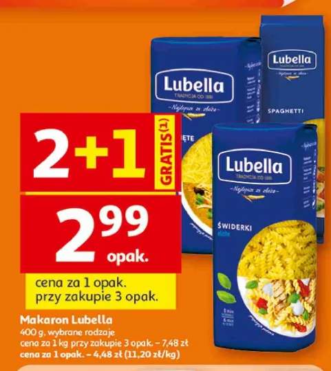 Makaron Świderki Lubella