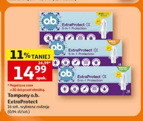 Tampony o.b. ExtraProtect Normal +1 wariant