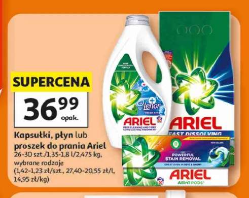 Kapsułki do prania Ariel +2 warianty