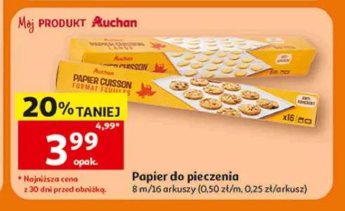 Papier do pieczenia Auchan