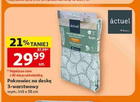 Pokrowiec na deskę do prasowania 3-warstwowy Actuel 145x58 cm