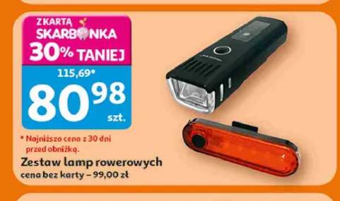 Zestaw lamp rowerowych