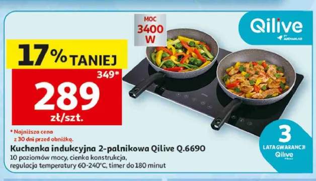 Kuchenka indukcyjna 2-palnikowa Qilive Q.6690