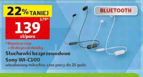 Słuchawki bezprzewodowe Sony