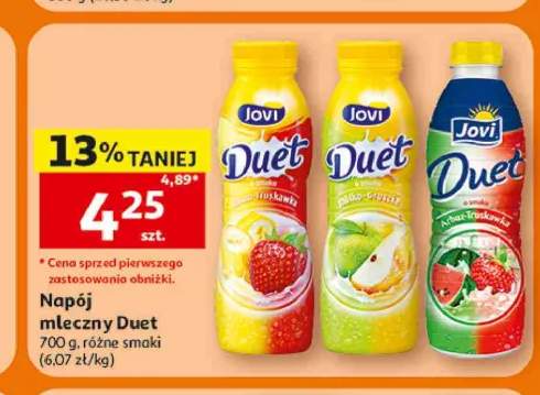 Napój mleczny Duet Jovi jabłko gruszka +2 warianty