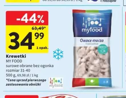 krewetki mrożone