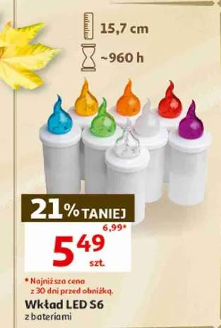 wkład LED do znicza