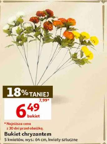 chryzantema sztuczna